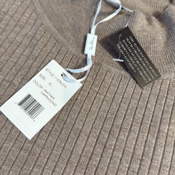 Vila Milano Ribbed Beige Sweater NWT - Picture 4 of 7